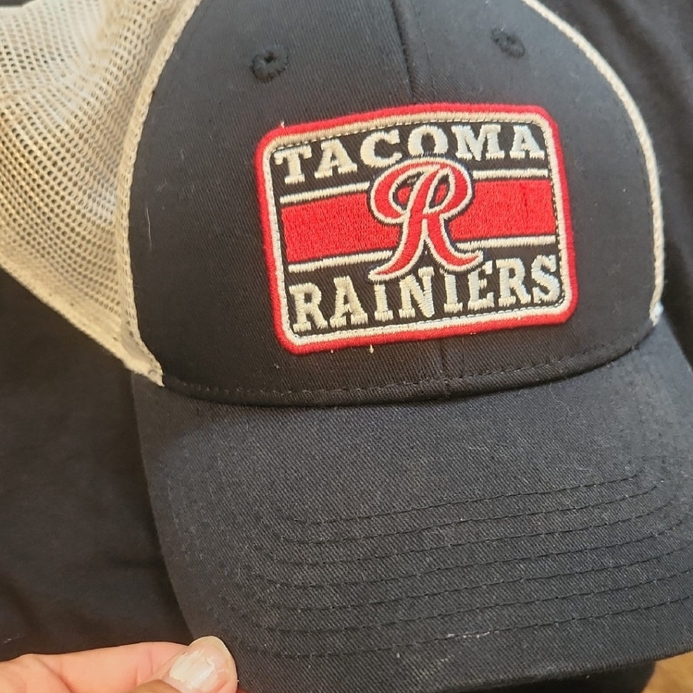 47 Tacoma Rainiers Black and Red Cap